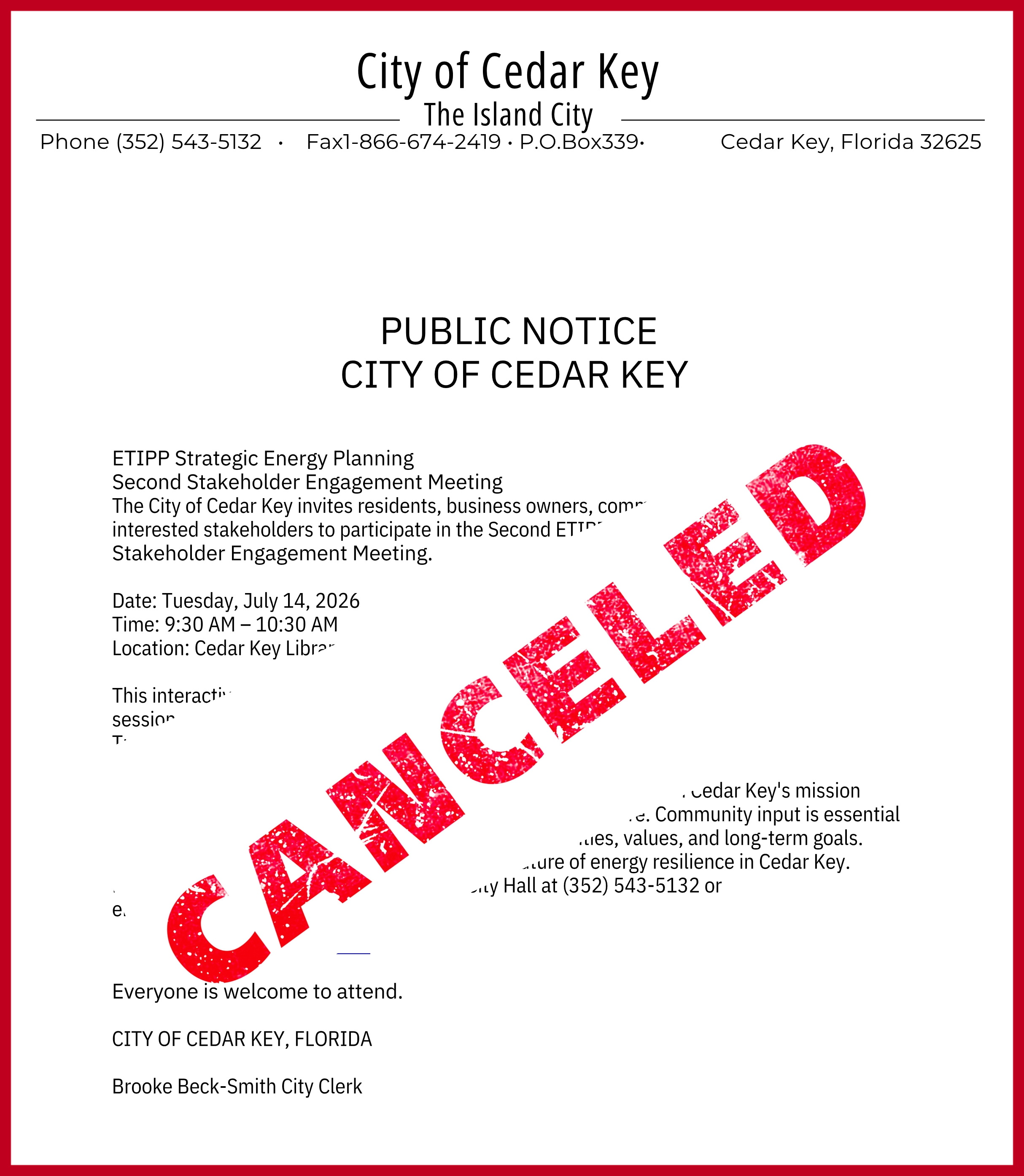 CANCELED ETIPP xp 14jul2026